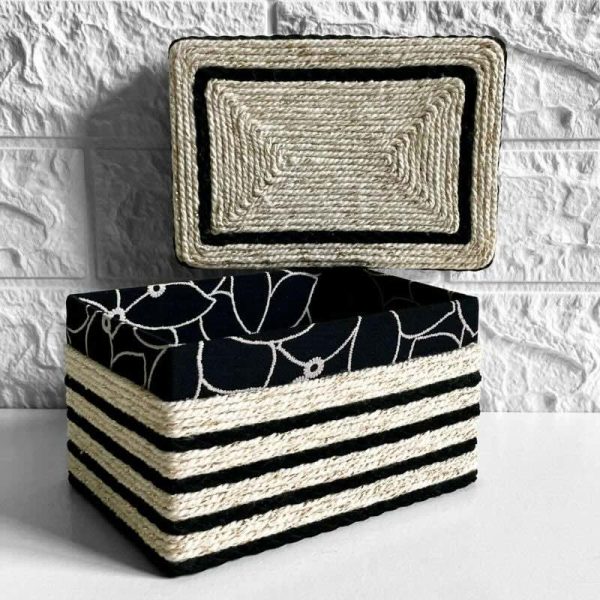 Alternative view of Caja decorativa Alba — Colección Contrastes