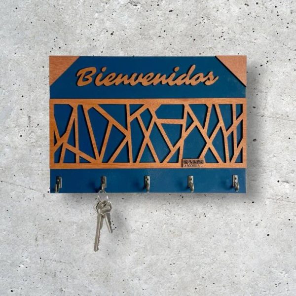 Porta llaves de pared Alma de Casa hecho a mano en madera